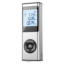 충전식 미니 적외선 거리계 1 개 수평선 (C), 02 Silver Gray 40M
