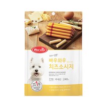 바우와우 치즈소세지240g 애견간식 강아지간식, 1개