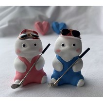 골프 지방이 석고방향제 +리필용액 5ml + 선물포장, 라벤더, 없음, 차량용방향제