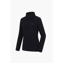 코오롱스포츠 (JKTBW21282BLK) 여성 마이크로플리스 터틀넥 티셔츠