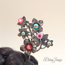 엔틱 스케치 뒤꽂이