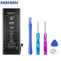 NOHON 노혼 iPhone 배터리 아이폰X XR 아이폰XS MAX 아이폰8 8플러스 아이폰7 7플러스 아이폰6S 6S플러스 6 6플러스 아이폰SE 5 5S 고용량 배터리 교체, For iPhone 5 1590mAh
