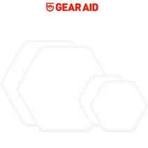 GEARAID 아웃도어 텐트 의류 장비수선 수선패치 C, 투명4개