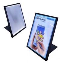 LED 테이블 A4 t자형 거치대 꽂이 pop 라이트 패널 967111EA