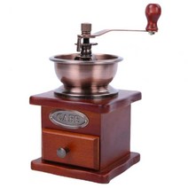 원두커피분쇄기 그라인더 가정용 자동 커피 Manual Coffee Mill Reusable Grinder Washable Lapping Classi, 01 Brown