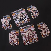 자수패치 백호세트, 2번