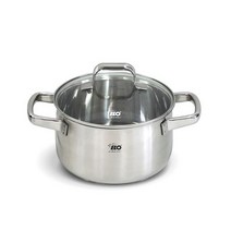 ELO 쉐이프 인덕션 스텐 양수냄비, 20cm