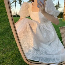 셀프 웨딩 2부 스몰 여신 오프숄더 돌맘 원피스 돌잔치 만삭 들러리 드레스 빅사이즈