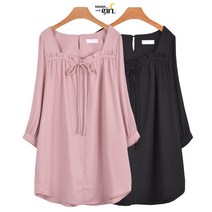 마마걸 샤링리본블라우스