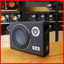 바닥우퍼 시트 고급 저음포 개조 슬림 12v24v 초중저음시트, 듀얼스피커, 만능, 가죽8인치(24V)케이블포함