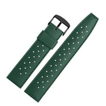 프리미엄 등급 트로픽 불소 고무 시계 밴드 오메가 미도 스트랩 20mm 22mm 세이코 SRP777J1 방수 다이빙 팔찌 용, 09 Silicone Green_02 22mm