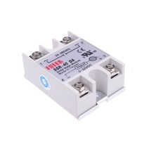 DC-AC Metal Base Solid State Relay SSR-40DA SSR-40DA SSR-60DA SSR-100DA SSR-40DD Output AC 24-380V, SSR-25DA개