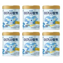 리뉴얼 아기사랑수 어드밴스 분유 2단계 x 6캔