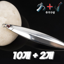 메탈지그 대삼치메탈 크롬지그 삼치 방어 농어 갈치 풀치 대구 40g 60g 80g 메탈, 80g+바늘세트