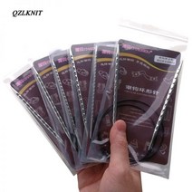 대바늘 숏팁 모사용 코바늘 뜨개질 뜨개용품 뜨개질바늘 세트 QZLKNIT 나일론 스레드 스퀘어 금속 직조 핀 바느질 도구 양모 면사 DIY 니트 액세서리, 60cm, 2.75mm, 2.75mm