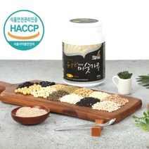 국산 프리미엄 15곡물 유산균 미숫가루 600g 식사대용 검은콩 단백질 선식 만들기