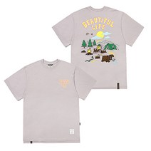 STIGMA 스티그마 22 BEAUTIFUL LIFE OVERSIZED T-SHIRTS LIGHT PURPLE
