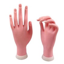 네일아트 연습손 네일연습손 모형손 인조손 실습모형손, 오른손 1개