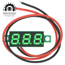 모니터40인치 울트라 와이드 모니터 티비 tv 0.28 인치 2.5V-40V 미니 디지털 전압계 테스터 미터 빨간색/, 03 green