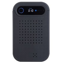 이오나이저 EW 스마트 센서 Hepa 필터 자동차 공기 청정기 신선한 음이온 이온 산소 바 오존 Ionizer 클리너 액세서리, 1.black