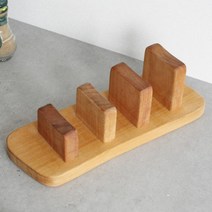 마호가니 나무 도마 거치대, 나무도마꽂이