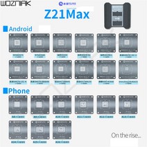 Mijing-z21 max 범용 CPU 리볼링 스텐실 플랫폼 아이폰 A8 A16 용 안드로이드 IC 칩 심기 주석 템플릿 고정 장치, 03 full set