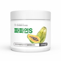 파파인 소화 효소 파파야 열매 가루 추출물 분말 200g 단백질