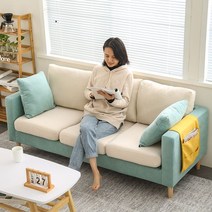 임팔라쇼파 일본식 노래방 1인 2인 북유럽 소파 쇼파 원룸 아파트 병원 골프장 가성비 네일샵, 블루