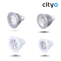 씨티오 CityO LED MR16 램프 핀할로겐 MR전구 12V 3W 4W 5W 7W MR 안정기, LED MR 7W 전구색