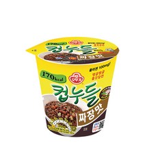 [큐웰엠] 오뚜기 컵누들 짜장맛 40.5g, 6개
