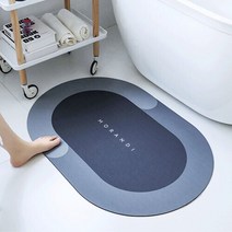 빨아쓰는 규조토 발매트 신소재 소프트 흡수빠른 욕실 화장실 미끄럼 방지 매트, 대형(50x80)