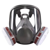 INSMA 6800전면형 방독면 방독마스크, 1개