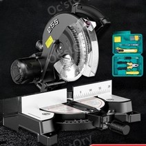 각도절단기 타일 철근 나무 슬라이딩 목재 졸리컷 컷팅기, 2200W+80치아목재톱날기함Y6600W