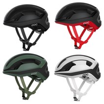 POC 옴니라이트 아시안핏 자전거헬멧, 블랙-레드