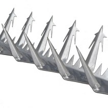 난간대 울타리 휀스 담장 가시 철조망 옥상 외부 펜스 안전 경호 용품, 용융 아연 도금 대형 스파이크