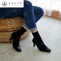 기타 [애슬릿] 사각 스트레이트 팁 엣지 힐 삭스 부츠