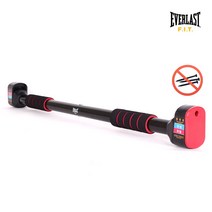 에버라스트 흠집방지 세이프 스마트락 철봉, 블랙 + 레드