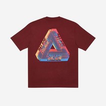 팔라스 트라이퍼그 컬러 블러 티셔츠 버건디 - 20FW Palace Tri-Ferg Colour Blur T-Shirt Burgundy - 20FW