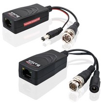 NEXT 4302HDVP 1채널 CCTV 비디오+전원 송수신기 셋트 HD-CVI TVI AHD 원거리전송가능, 1개