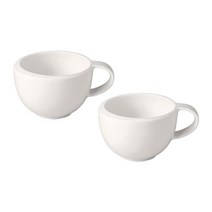 빌레로이앤보흐 빌보 뉴문 모카 에스프레소 커피 유리 컵 잔 90ml x 2개 Villeroy & Boch