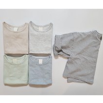 세인트키즈 밀키웨이 단가라 아기티셔츠