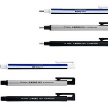 [TOMBOW] 톰보 모노 제로 지우개, 스퀘어드, 블랙