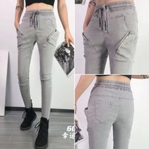 봉숙이 더블 2023 여성 가을 간절기 빅사이즈 배기 스판 간절기 시원한 밴딩 베기 인생 편한 9부 긴 바지 검정 블랙 그레이 회색 여자 팬츠