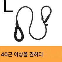 비웅견 전용 견인끈 강아지끈 방폭펀치체인산책견탈출방지 대소형견줄 묶기, 색깔3, 로프 길이 [1.4 m]