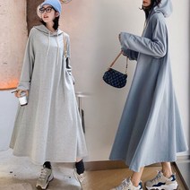 마더라이크 빅사이즈 차차롱후드원피스 여성의류 임부복55~88까지