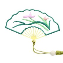 프랑스자수패키지 diy embroidered bookmark material package 스타터 키트 꽃 식물 패턴 컬러 스레드 수제 책갈피 키트, c4