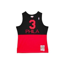 Mitchell & Ness NBA 리로드 저지 76ers 2003 앨런 리버슨 블랙/레드 MD M 5550512634, Medium