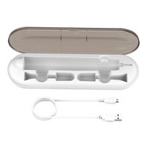FWT 필립스 Sonicare 용 ABS 전동 칫솔 충전기 케이스, 231.8x69.4x41mm, 화이트 1m 케이블, 플라스틱