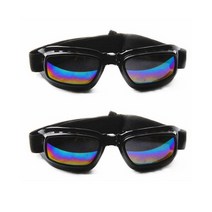 오픈런 이거 하나씩은 다 있지 댕댕이 썬글라스 고글 2개, 사각, 블랙