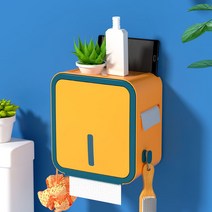 화장실 휴지통 방수 비 천공 화장실 펌핑 상자 벽 마운트 화장실 롤 종이 상자 화장지 랙, 체코, 01